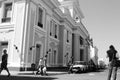 The Unesco World heritage restored architecture of the colonial buildings in Cienfuegos CIty