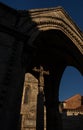 UNESCO World Heritage, The Salado Monument (Padrao do Salado) and the Gothic Crucifix in Oliveira Square.