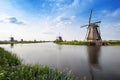 Unesco world heritage windmills Royalty Free Stock Photo