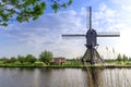 Unesco world heritage windmills Royalty Free Stock Photo