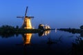 Unesco world heritage windmills Royalty Free Stock Photo