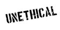 Unethical rubber stamp Royalty Free Stock Photo