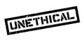 Unethical rubber stamp Royalty Free Stock Photo