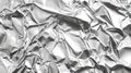 An uneven foil texture with glossy silvergray highlights and shadows for a dynamic look Royalty Free Stock Photo