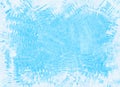 Uneven frozen ice blue frame backgrounds