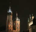 Bazylika Mariacka English: Basilica of Saint Mary in Krakow, Poland. Royalty Free Stock Photo