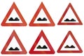 Uneven Road Signs In Germany