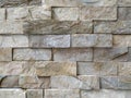 Uneven surface of modern style architecture rough texture stone in contemporary textured masonry for interior or exterior