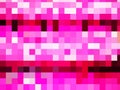 An unexampled alluring pink geometric design of squares and rectangles Royalty Free Stock Photo