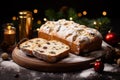 Unexpected Stolen christmas bread. Generate Ai