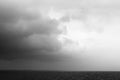 Unfavourable weather on the sea