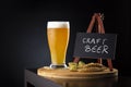 Unfiltered craft wheat beer