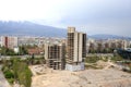 Unfinished and abandoned empty high building