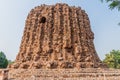 Unfinished Alai Minar minaret in Qutub complex in Delhi, Indi