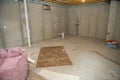 Unfinished Basement, House, Home Remodel Royalty Free Stock Photo