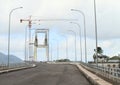 Unfinished bridge in Manado Royalty Free Stock Photo