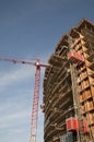 Unfinished Building and Crane Royalty Free Stock Photo