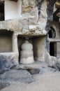 Unfinished Chaitya at the Amba - Ambika group of caves which consists of one Chaitya, 17 Viharas, 11 water tanks and in total 15 i