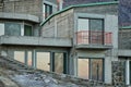 Unfinished Concrete Apartment Buildings