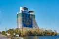 Unfinished hotel Sail in Dnipropetrovsk, Ukraine