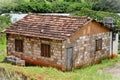 An unfinished house in the city of AndrelÃ¢ndia