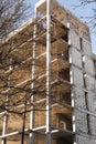 Unfinished multi storey residential building