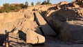 The Unfinished Obelisk in Aswan, Egypt.