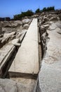 The Unfinished Obelisk near Aswan in Egypt. Royalty Free Stock Photo