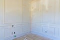 Plasterboard interior room new construction of drywall Royalty Free Stock Photo