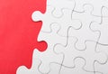 Unfinished puzzle Royalty Free Stock Photo