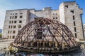 Unfinished Romodanov Neurosurgery Institute building in Kyiv, Ukraine