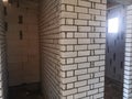 Unfinished room with with brick and blocks Royalty Free Stock Photo