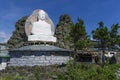 Unfinished statue of Buddha on Mount Kachkanar in the Urals