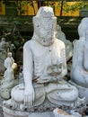 Unfinished statue at the workshop near Mahamuni Pagoda in Mandalay, Myanmar