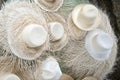 Unfinished Straw Hats Royalty Free Stock Photo