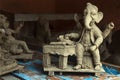 Unfirished clay model of Lord Ganesh Ganesha