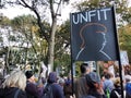 Unfit, Anti-Trump Rally, Washington Square Park, NYC, NY, USA