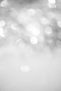 Unfocused abstract silver glitter holiday background. Royalty Free Stock Photo