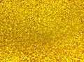 The unfocused golden background with shine. Royalty Free Stock Photo