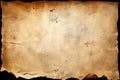 Unfolded piece of parchment antique paper background Royalty Free Stock Photo