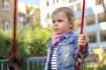 The unfortunate little girl on the playground