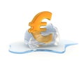 Unfreezing euro sign