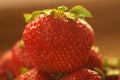 Unfresh strawberry Royalty Free Stock Photo