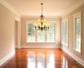 Unfurnished diningroom Royalty Free Stock Photo