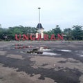 Ungaran logo art on square Ungaran city