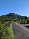 Ungaran mountain is beautiful landscape central java
