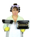 Unhappiest Housewife In The World Royalty Free Stock Photo