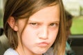 Unhappy Girl/Pouting Royalty Free Stock Photo