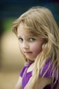 Unhappy Little Girl Royalty Free Stock Photo