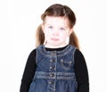 Unhappy little girl Royalty Free Stock Photo